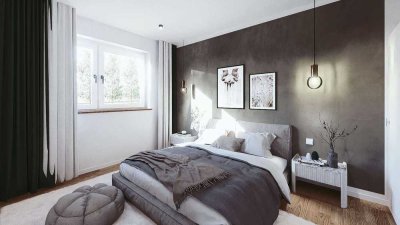 Neubau-Erstbezug in Dachau: 3-Zimmer-Wohnung mit EBK & Balkon im Grünen