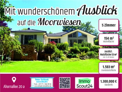 Großzügiges Architektenhaus mit Atelier und wunderschönem Ausblick