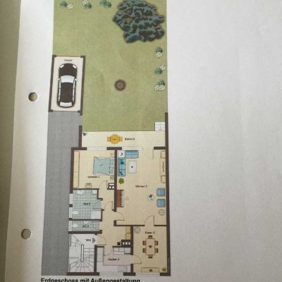 Neu-Isenburg: 3 Zi-Wohnung mit Balkon und Garten, Garage