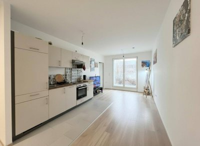 Modern, ruhig &amp; mit Traumterrasse: 2 Zimmer im hochwertigen Neubau mit Kühlung!