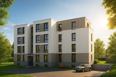 Moderne 3-Raum Wohnung im Grünen - KfW40 QNG / Tiefgarage / Aufzug
