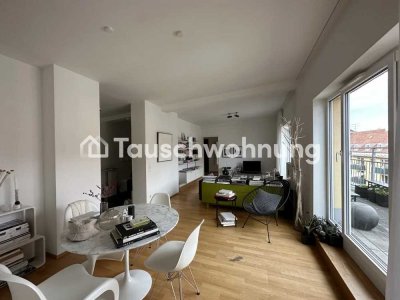 Tauschwohnung: Tausche 4 Zi Whg mit Dachterrasse gegen 2 Zi in Schwabing