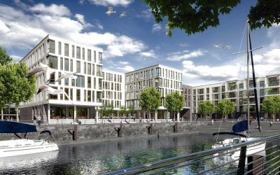 DOCK1Mainz- Schöne, geräumige zwei Zimmer Wohnung am Zollhafen, Mainz