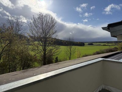 Offene ruhige Wohnung mit Terrasse und Blick auf den Mausberg