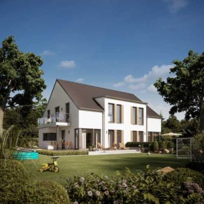 Doppelhaus gemeinsam bauen und sich die Kosten teilen! Auf was noch warten?