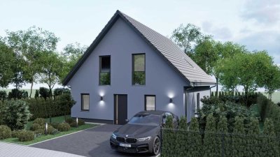 Bezahlbarer moderner Neubau, perfekt für die junge Familie, FBH, A+, PV-Anlage, Lüftung