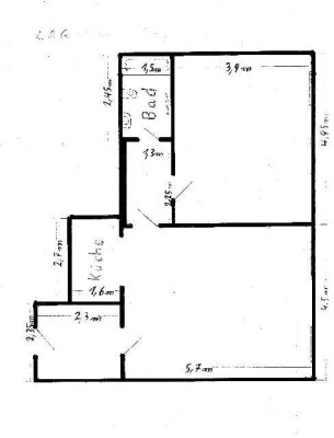 Helle & Geräumige 2-Zimmer-Wohnung mit Charme
