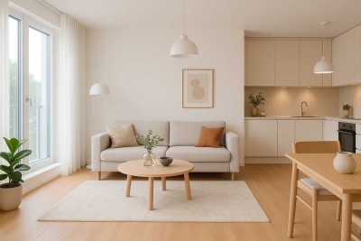 Luxus 1,5-Zimmer-Neubau-Wohnung nahe Bersarinplatz