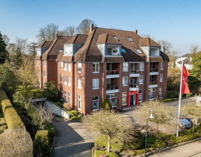 Scharbeutz , obere Seestraße - strandnahe  großzügige 3-Zimmer-Wohnung + Balkon + TG-Stellplatz