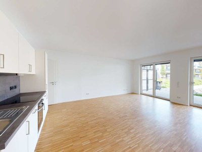 Für Singles oder Paare: Schöne 2-Zimmer-Wohnung mit Fußbodenheizung und Terrasse