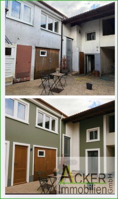 Eigentumswohnung im Hinterhausbereich, renovierungsbedürftig, mit kleinem Garten