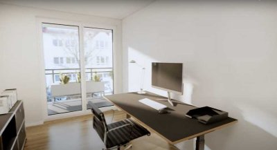 Baustellenberatung: Sa., 10.05. von 11-13 Uhr, 2-Zimmer-Penthouse-Wohnung mit Dachterrasse!