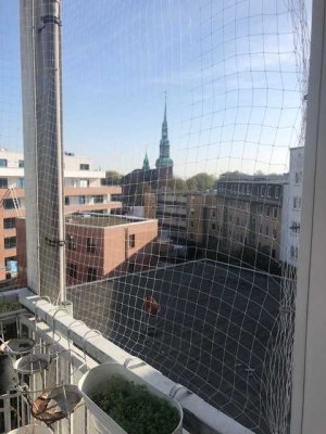 Apartment möbliert mit Balkon in Hamburg Altona-Altstadt