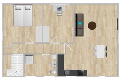 Schöne 3-Raum-DG-Wohnung in Illertissen