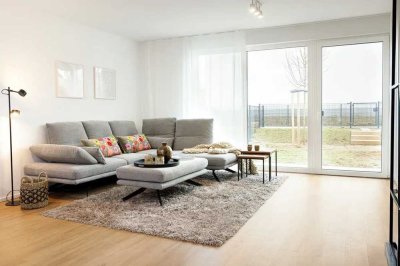 Neubau Reihenmittelhaus mit Garten + Stellplatz