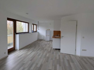 Stadtnahe, gut ausgestattete  1 Zi-Wohnung mit Balkon und offener Küchenblock