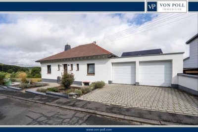 Umfangreich sanierter Bungalow mit großer Einliegerwohnung und traumhaftem Fernblick