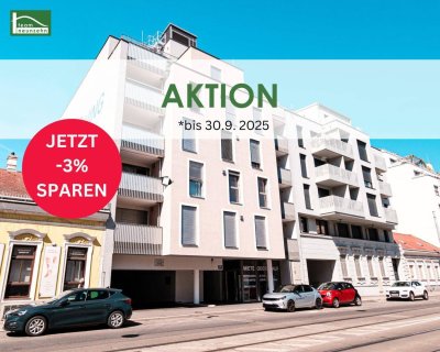 Erstbezug mit Weitblick-Terrasse in Hofruhelage nahe Kagraner Platz! Küche und hochwertige Ausstattung inklusive!