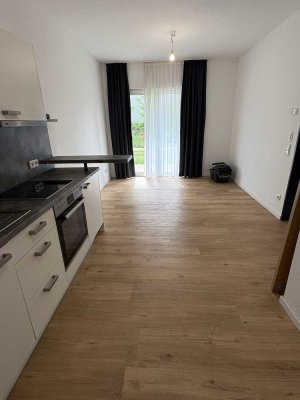 2-Zimmer-Wohnung mit Einbauküche und Garten (WBS erforderlich)