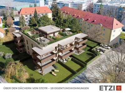 Finden Sie Ihre exklusive Eigentumswohnung in Steyr ab € 209.010,-