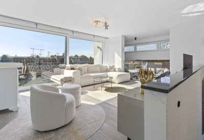 Luxuriöse Penthouse-Wohnung mit Skyline-Blick