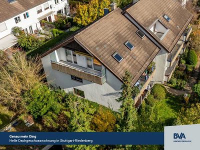 Genau mein Ding.
Helle 2-Zi-Dachgeschosswohnung in Riedenberg