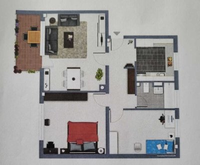 helle 3-Zimmer Wohnung 950 € - 76 m² - 3.0 Zi.