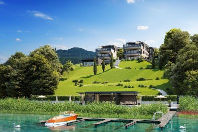 Luxus-Penthouse am Wörthersee – privater Seezugang mit Marina!!