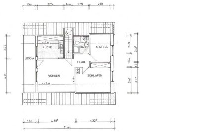 3-Zimmer Dachgeschosswohnung in Schwesing