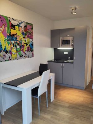 Modernes, stadtnahes und möbliertes 1-Zimmer Apartment, Preis inkl. aller Nebenkosten und Stellplatz