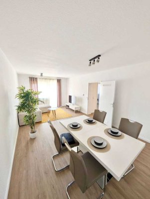 AS IMMOBILIEN: Wunderbar geschnittene möblierte Wohnung im idyllischen Mainz Hechtsheim