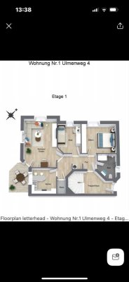 Helle 3-Zimmer Wohnung mit Terasse in Haselünne