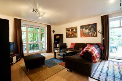 Charmante 2-Zimmer-Erdgeschosswohnung mit Terrasse in zentraler Lage
