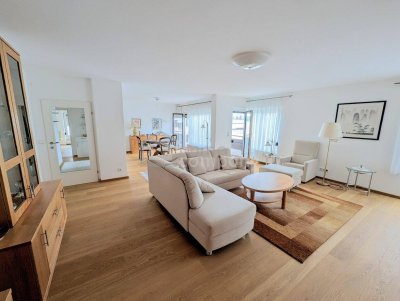 Elegante Stadtwohnung in Salzburg – Blick auf den Untersberg