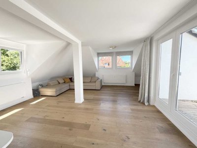 Tolle Dachgeschoss-Maisonette-Wohnung in Aussichtslage
