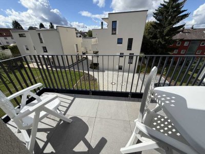 Gelegenheit: Neubau 3-Zimmer-Wohnung, 
Terrasse, Kfz-Stellplatz in ruhiger Wohnlage