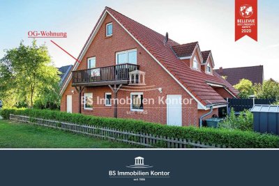 Nähe Timmeler Meer! Renovierte Maisonette Wohnung mit Balkon und PKW-Stellplatz in ruhiger, zentrale