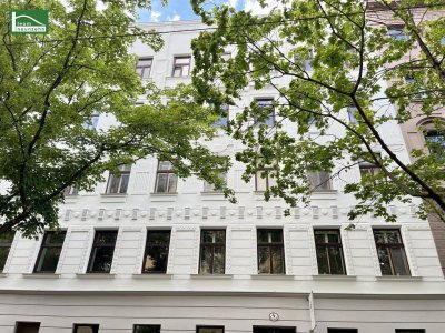 Unbefristet vermietet! Wohnung für Anleger in begehrter Lage im schönen Altbau - Stuwerviertel - Nähe Vorgartenmarkt. Top 18 unbefristet vermietet!