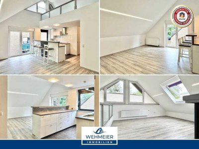 Schöne Maisonette-Wohnung mit Blick ins Naturschutzgebiet - EBK - Erstbezug nach Modernisierung