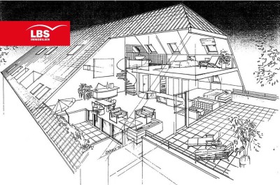 Exklusiv Wohnen! ETW über 2 Etagen mit Dachterrasse im Herzen von E-Steele