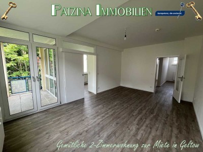 Gräumige 2-Zimmer Wohnung mit überdachtem Balkon in Geltow