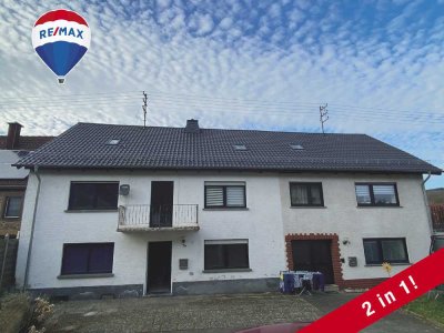 2 für 1 – 
Zwei Häuser ein Preis !