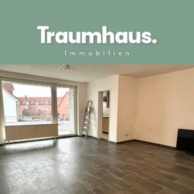 Einraumwohnung mit Duschbad und Balkon