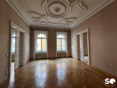 #SQ - NÄHE U2 RATHAUS! GENERALSANIERTE 5-ZIMMER-ALTBAUWOHNUNG MIT BALKON