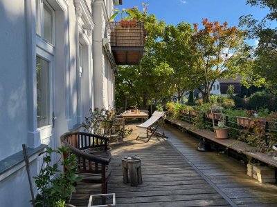 4-Zimmer-Altbau-Maisonette im Hochparterre mit Souterrain