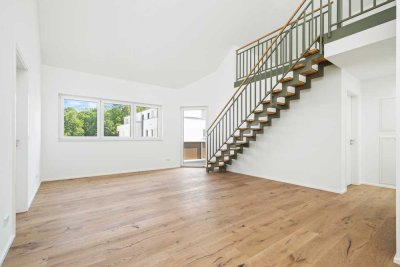 Komfortables Wohnen in Achstetten auf zwei Ebenen: moderne 3,5-Zimmer Maisonette mit Balkon