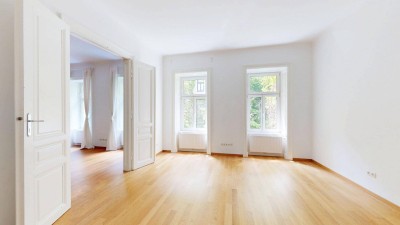 Hinreißende Altbau-Wohnung nahe Donaukanal | 2 Zimmer - 66m²  | saniert