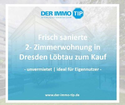 Dresden Löbtau | Frisch renoviert & unvermietete | 2 Zimmerwohnung zum Kauf