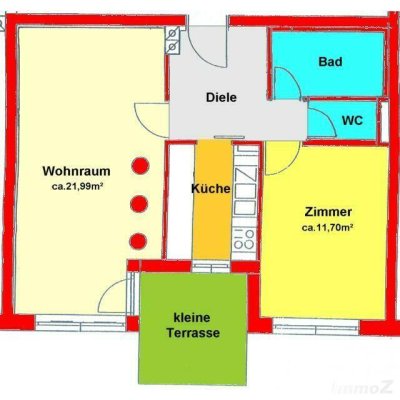 Gepflegte 2-Zimmerwohnung mit kleiner Terrasse und Tiefgarage in St. Peter / Petrifelderstraße zu verkaufen!