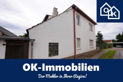 Schackensleben- geringfügig unterkellertes DHH mit ausgebautem Dachgeschoss, einem kleinen Garten